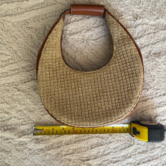 Staud Raffia Mini moon bag - Picture 9 of 9